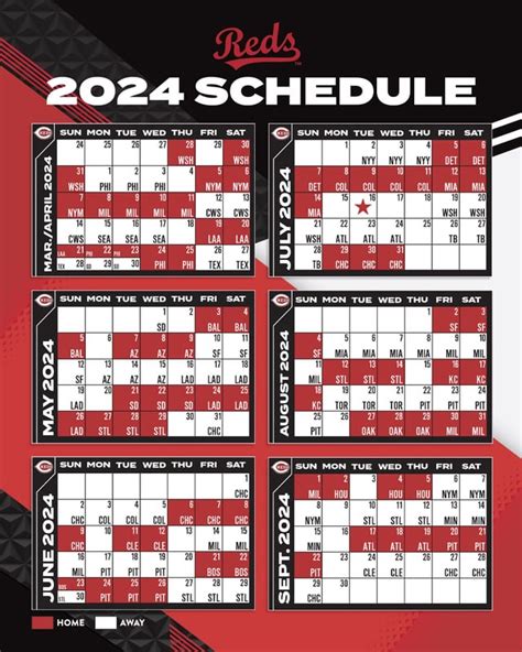 reds schedule 2024 home games